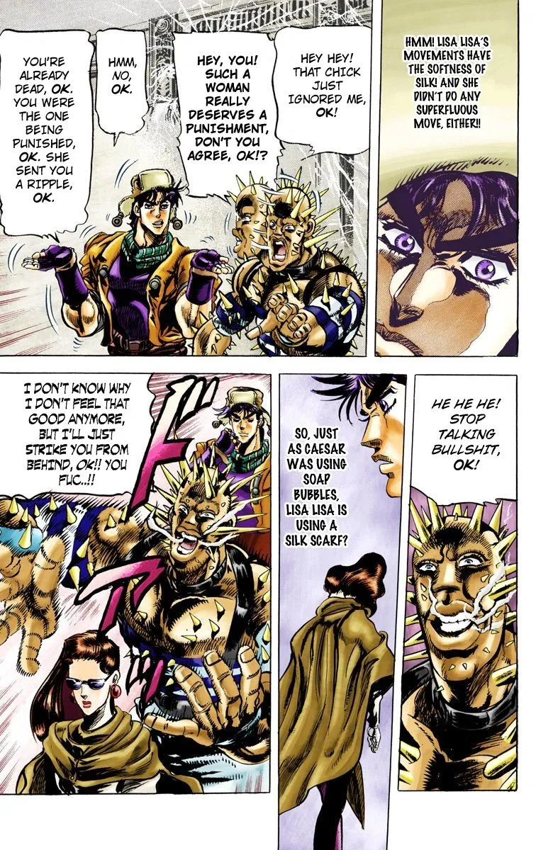 Read JoJo's Bizarre Adventure Part 2 Battle Tendency Official Colored Manga Online