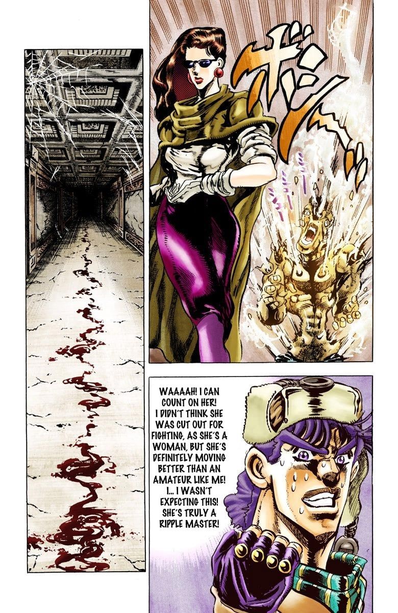 Read JoJo's Bizarre Adventure Part 2 Battle Tendency Official Colored Manga Online