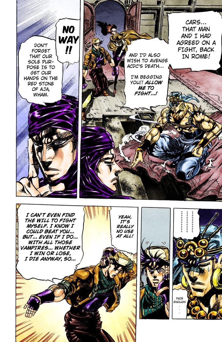 Read JoJo's Bizarre Adventure Part 2 Battle Tendency Official Colored Manga Online