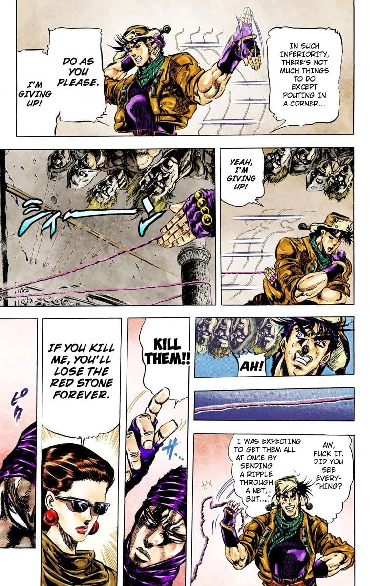 Read JoJo's Bizarre Adventure Part 2 Battle Tendency Official Colored Manga Online