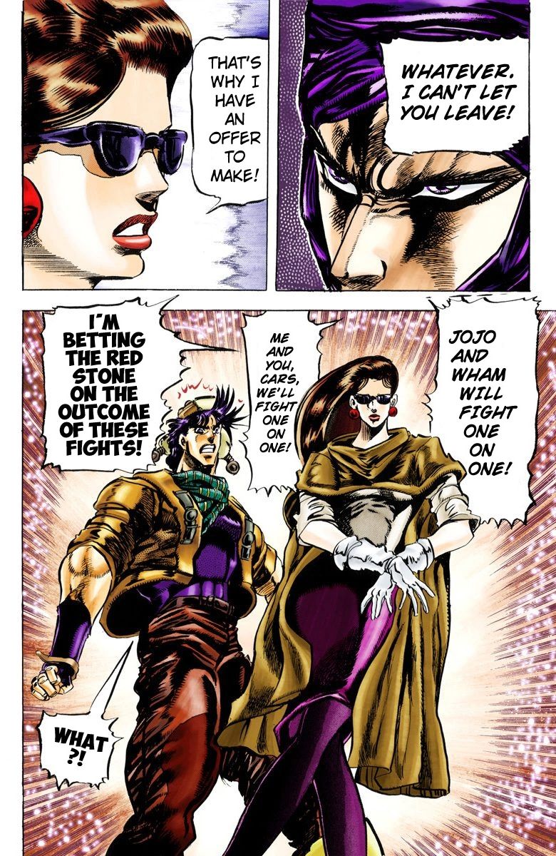 Read JoJo's Bizarre Adventure Part 2 Battle Tendency Official Colored Manga Online