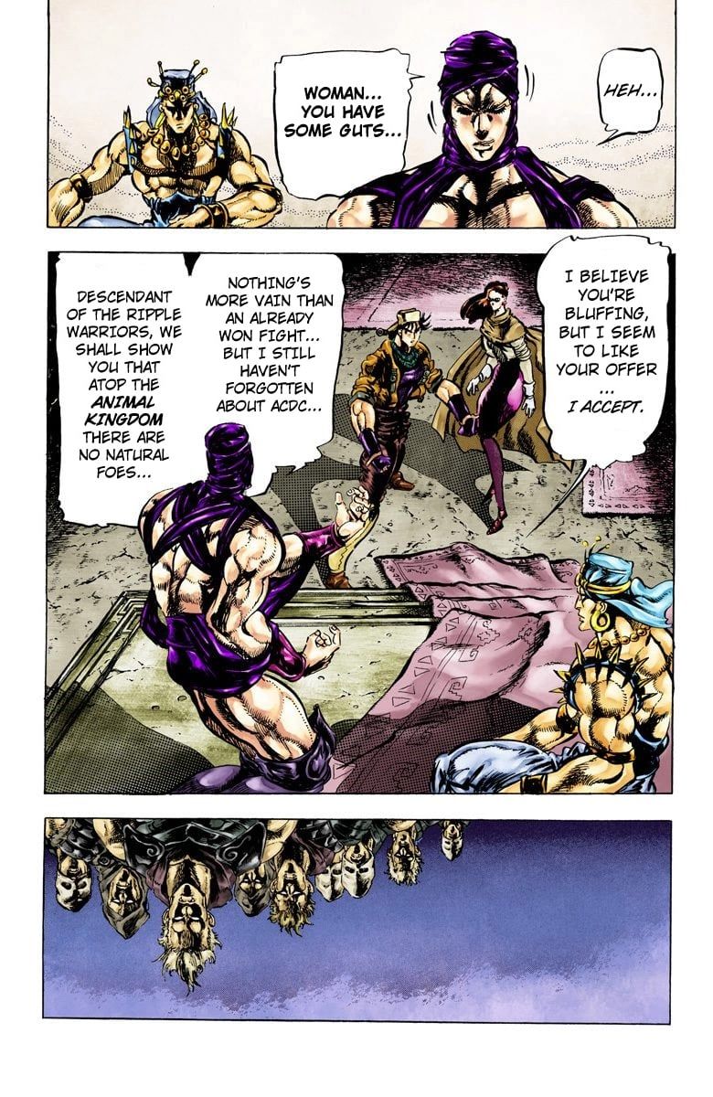 Read JoJo's Bizarre Adventure Part 2 Battle Tendency Official Colored Manga Online