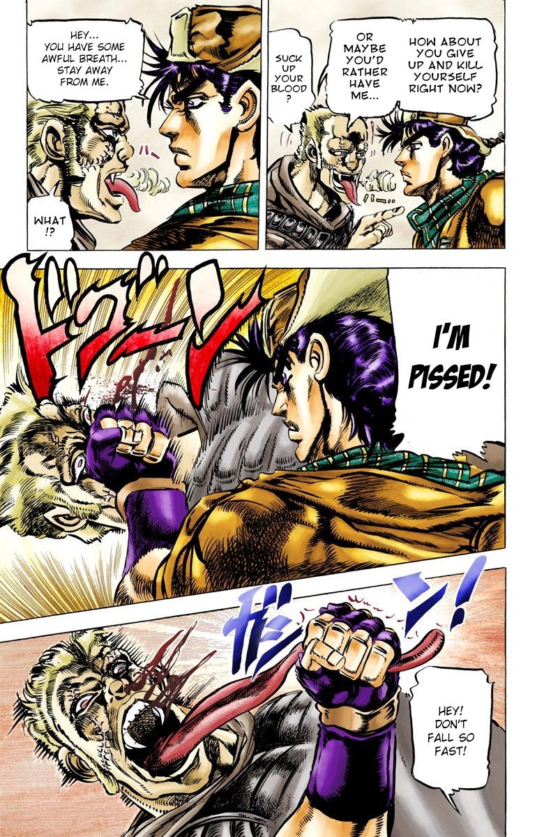 Read JoJo's Bizarre Adventure Part 2 Battle Tendency Official Colored Manga Online