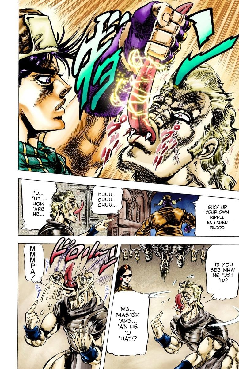 Read JoJo's Bizarre Adventure Part 2 Battle Tendency Official Colored Manga Online