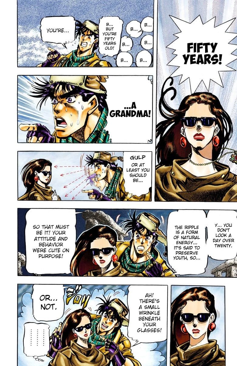 Read JoJo's Bizarre Adventure Part 2 Battle Tendency Official Colored Manga Online