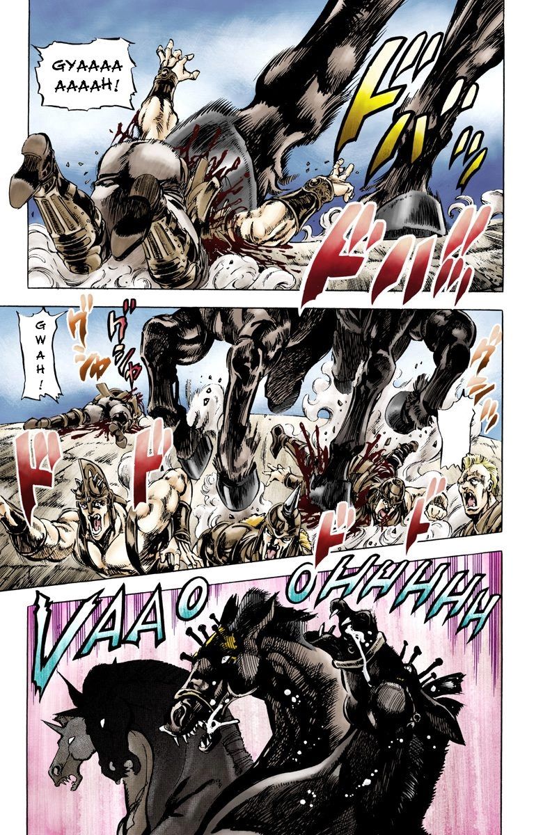 Read JoJo's Bizarre Adventure Part 2 Battle Tendency Official Colored Manga Online