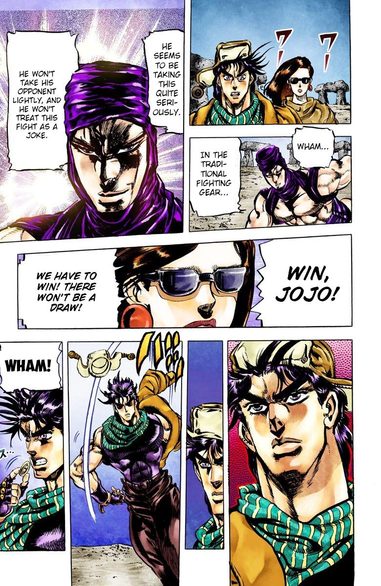 Read JoJo's Bizarre Adventure Part 2 Battle Tendency Official Colored Manga Online