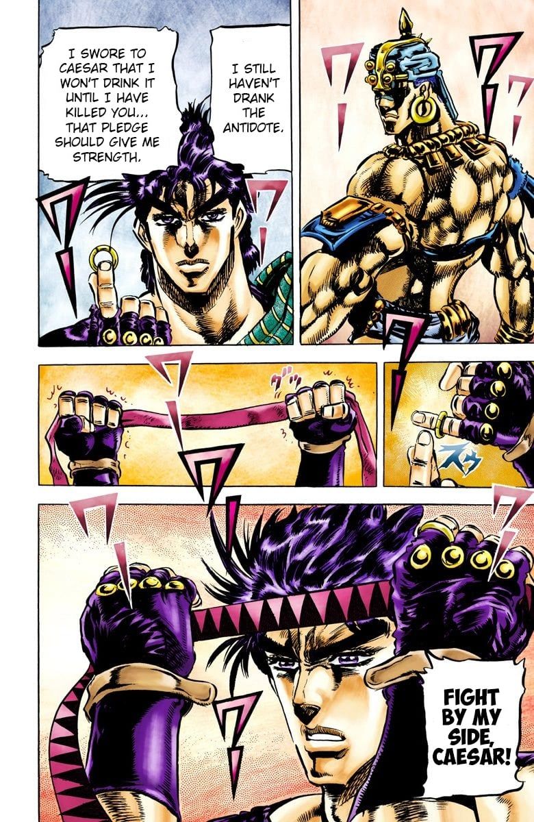 Read JoJo's Bizarre Adventure Part 2 Battle Tendency Official Colored Manga Online