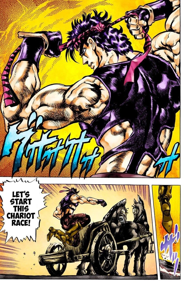 Read JoJo's Bizarre Adventure Part 2 Battle Tendency Official Colored Manga Online