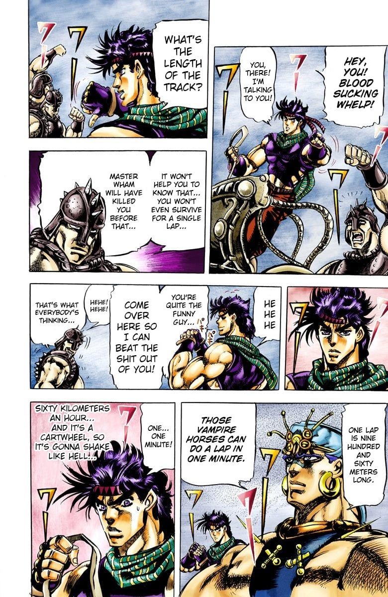 Read JoJo's Bizarre Adventure Part 2 Battle Tendency Official Colored Manga Online