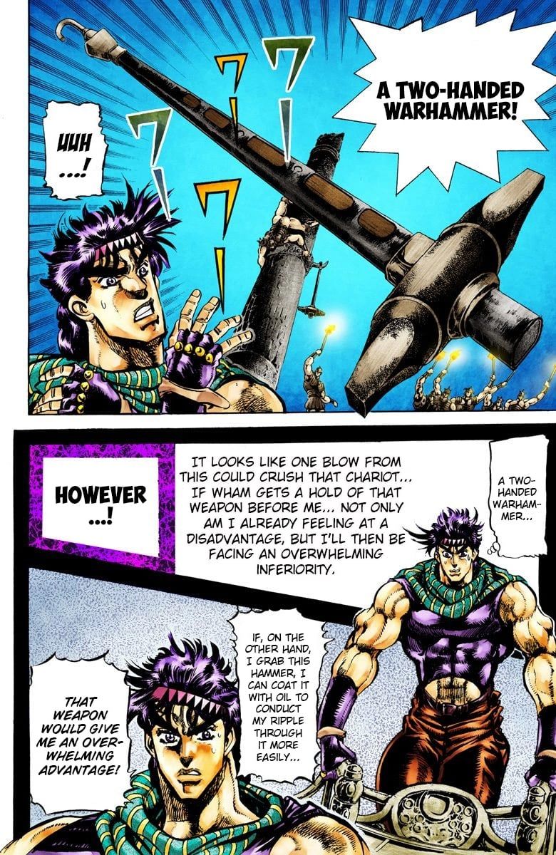 Read JoJo's Bizarre Adventure Part 2 Battle Tendency Official Colored Manga Online