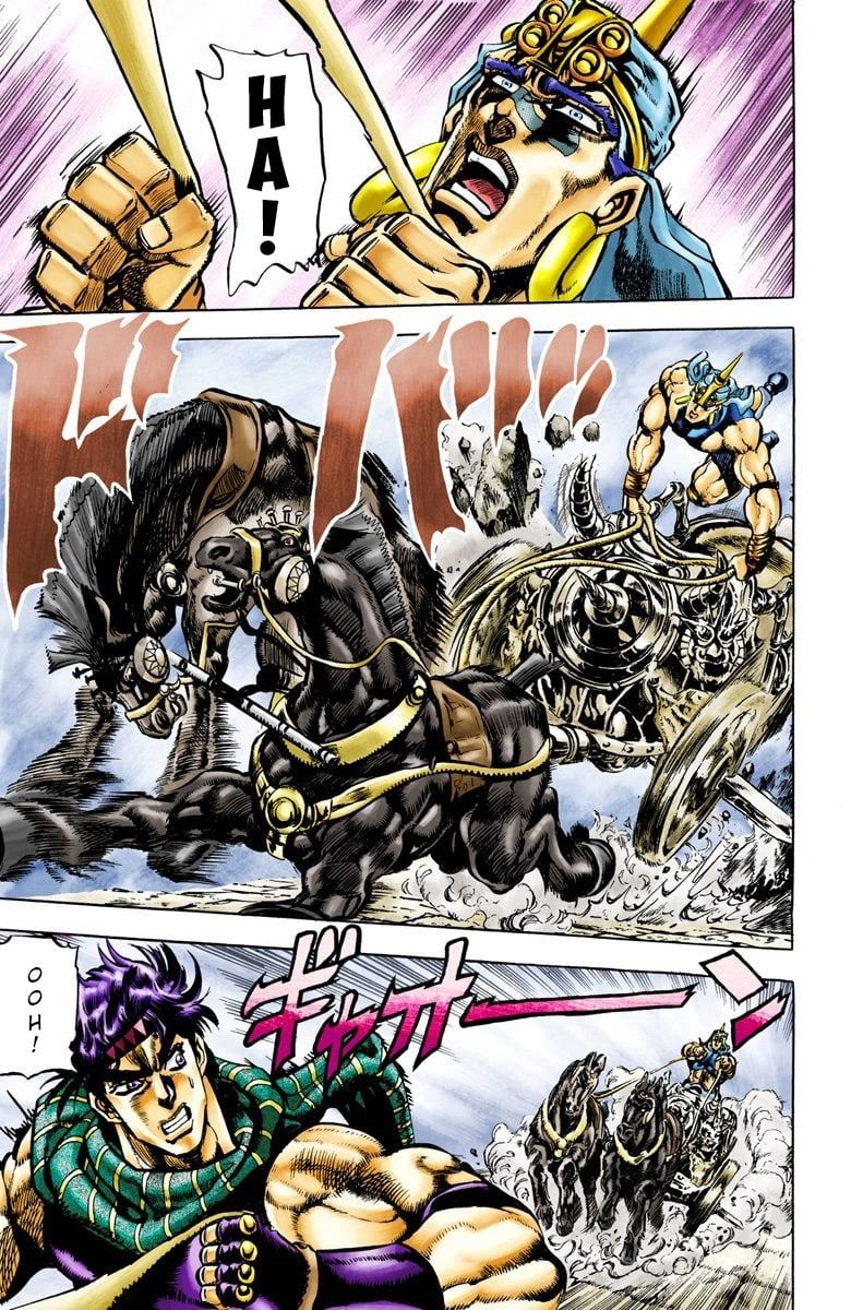 Read JoJo's Bizarre Adventure Part 2 Battle Tendency Official Colored Manga Online