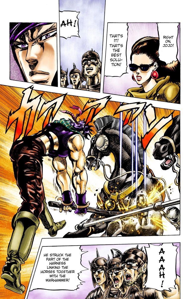 Read JoJo's Bizarre Adventure Part 2 Battle Tendency Official Colored Manga Online