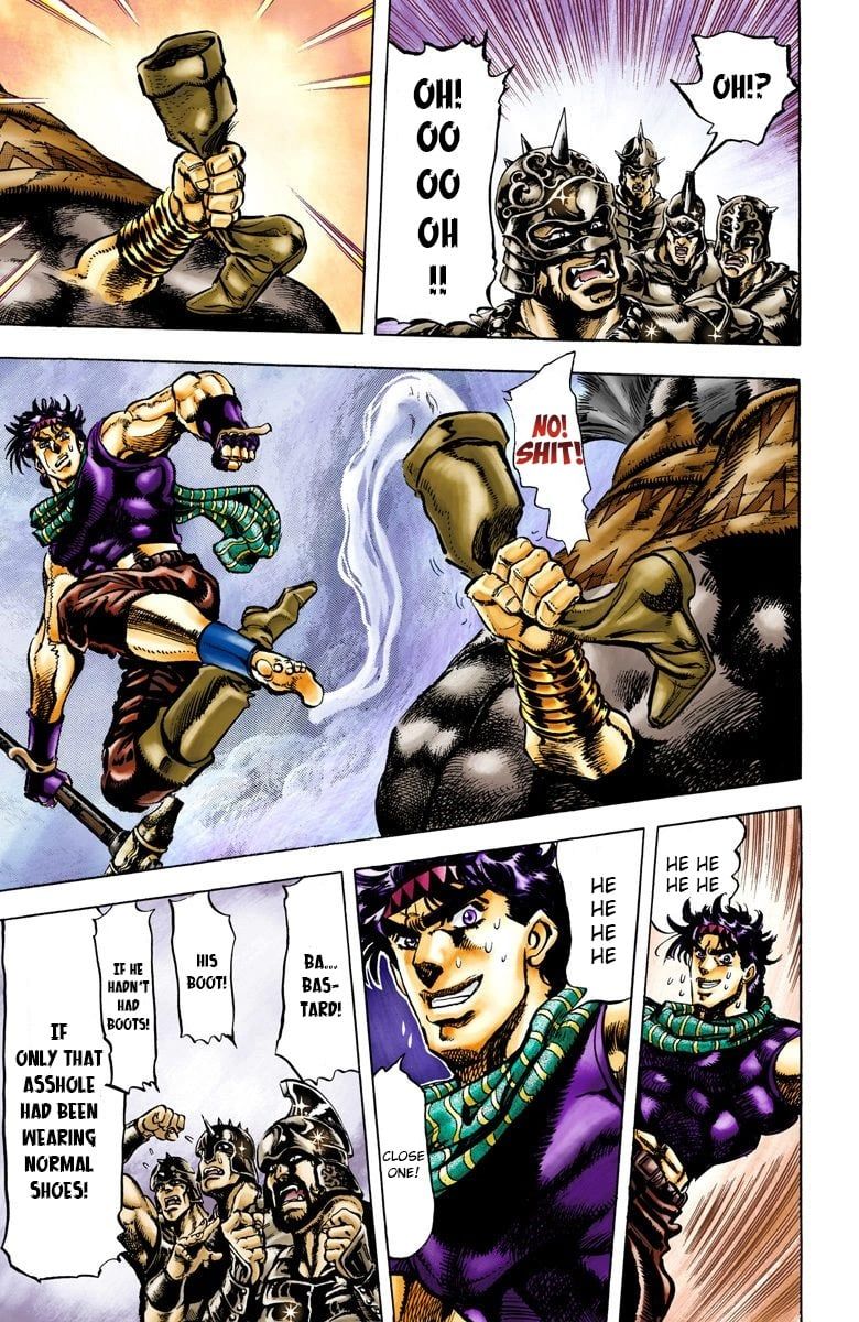 Read JoJo's Bizarre Adventure Part 2 Battle Tendency Official Colored Manga Online