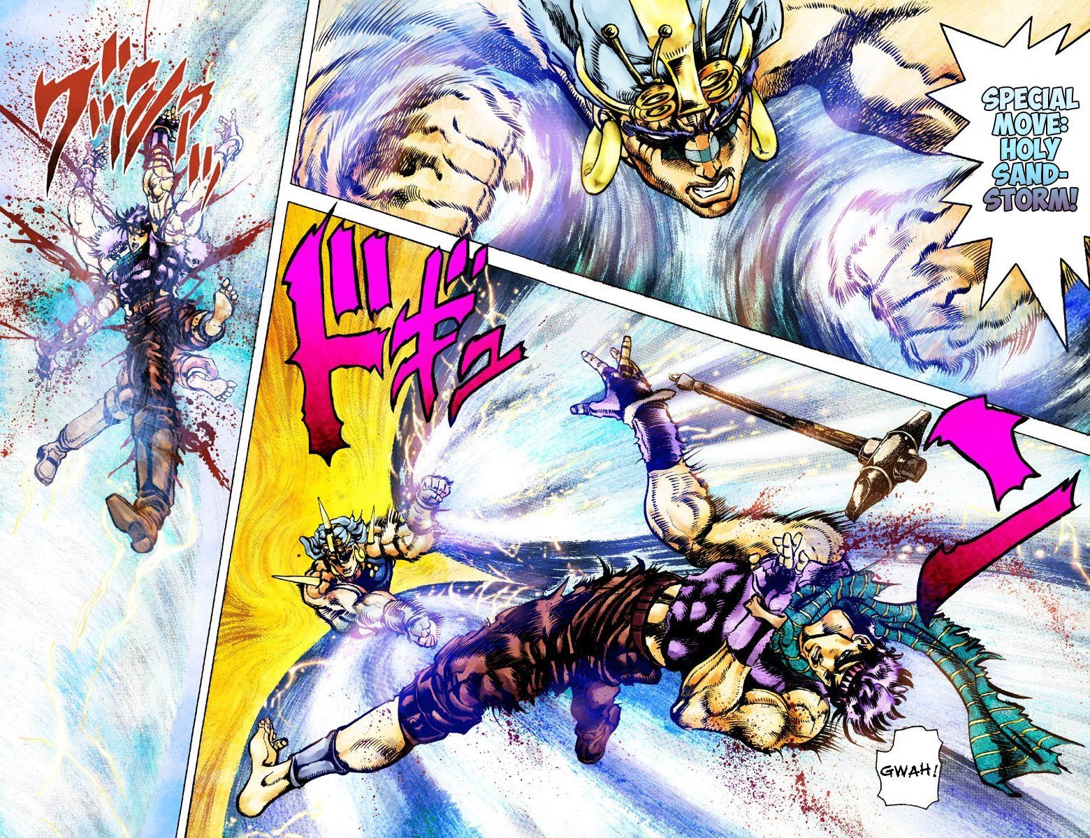Read JoJo's Bizarre Adventure Part 2 Battle Tendency Official Colored Manga Online