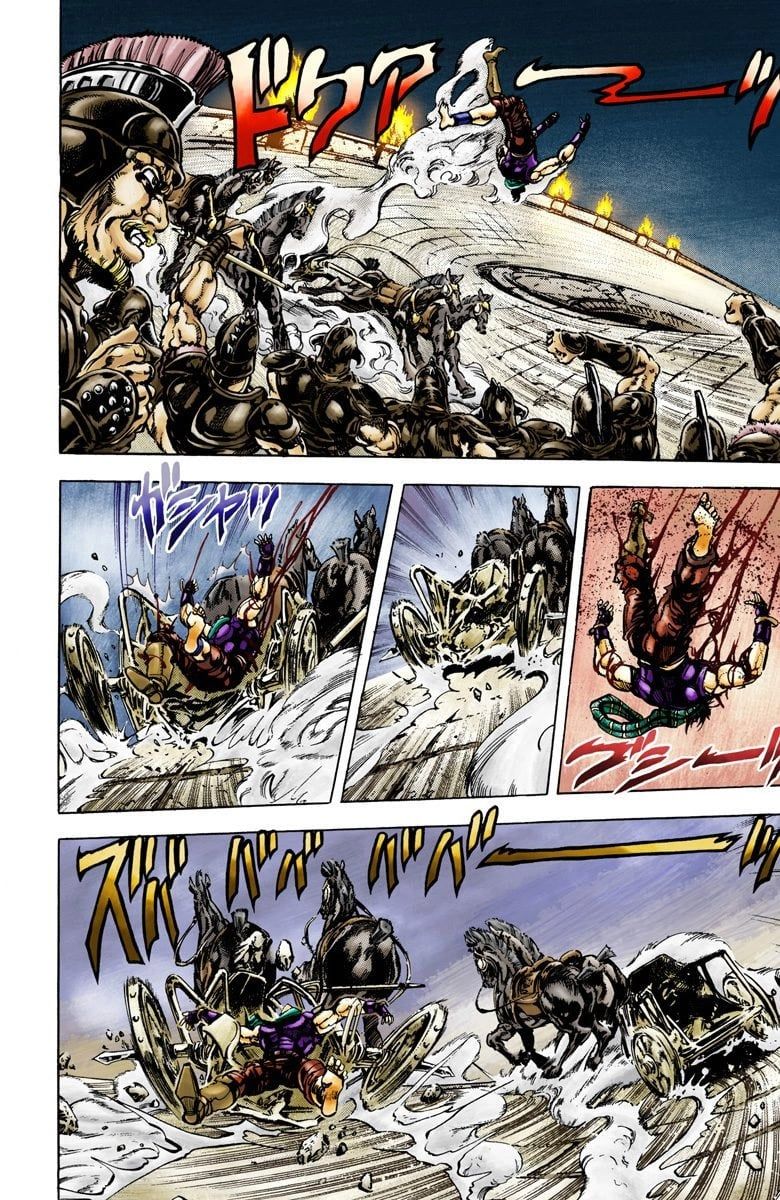 Read JoJo's Bizarre Adventure Part 2 Battle Tendency Official Colored Manga Online