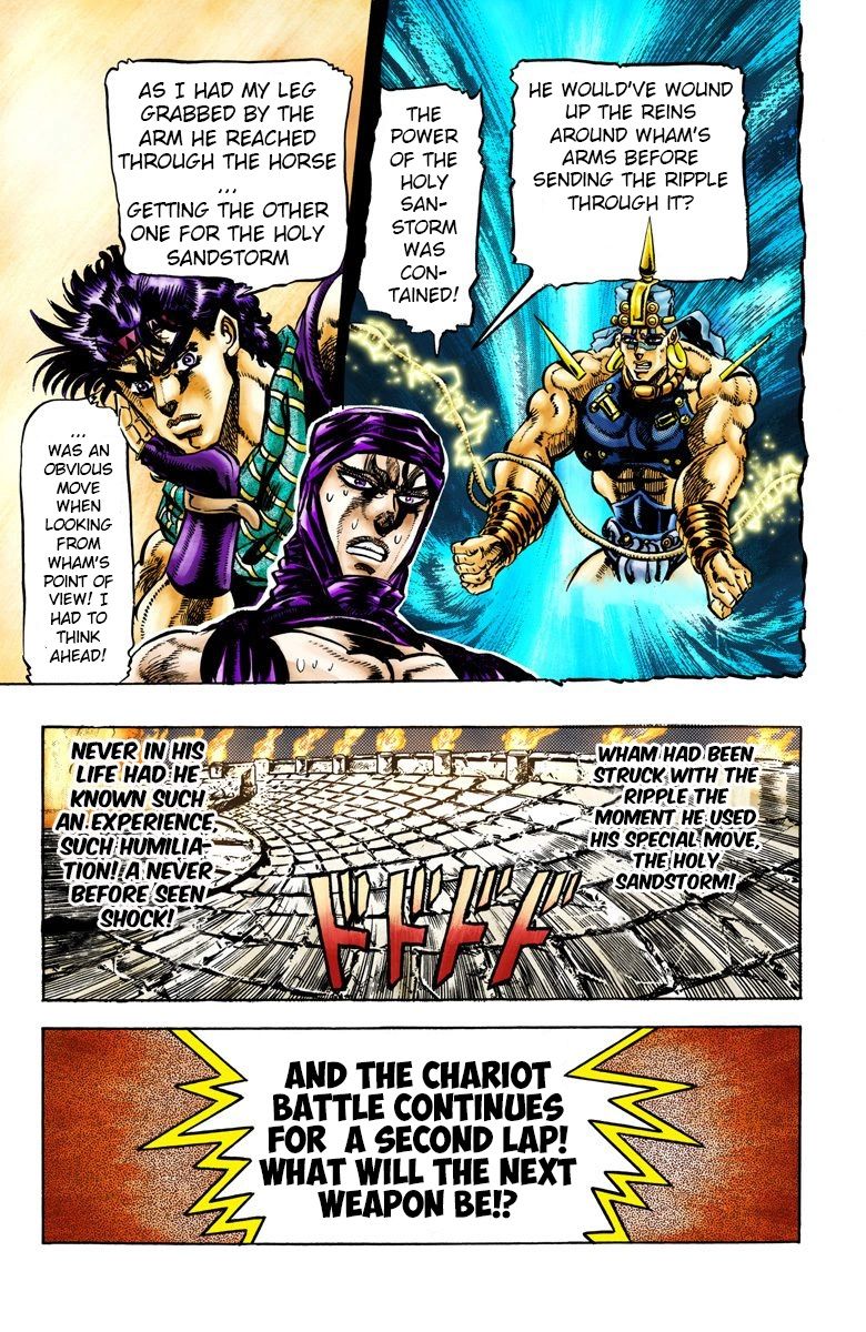 Read JoJo's Bizarre Adventure Part 2 Battle Tendency Official Colored Manga Online