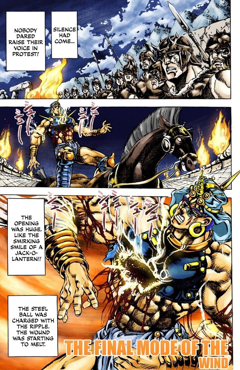 Read JoJo's Bizarre Adventure Part 2 Battle Tendency Official Colored Manga Online