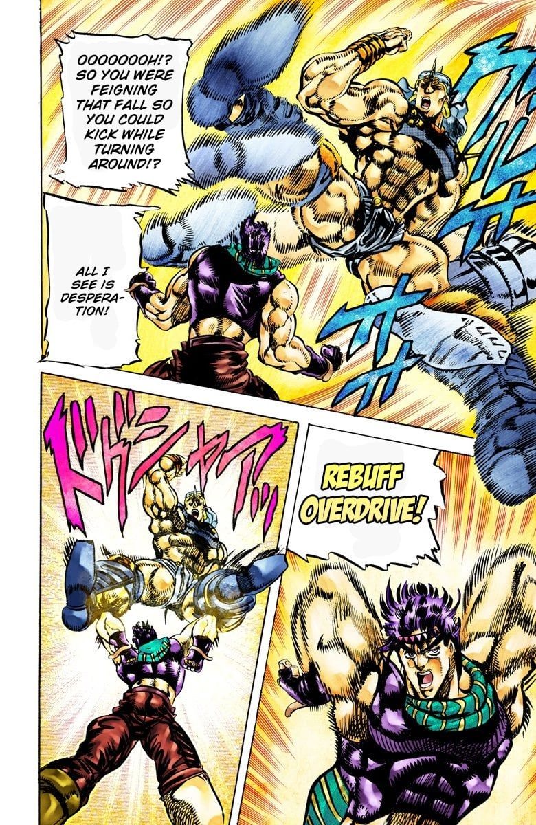 Read JoJo's Bizarre Adventure Part 2 Battle Tendency Official Colored Manga Online