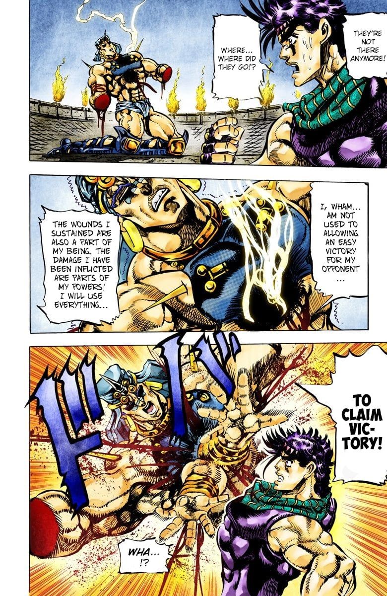 Read JoJo's Bizarre Adventure Part 2 Battle Tendency Official Colored Manga Online