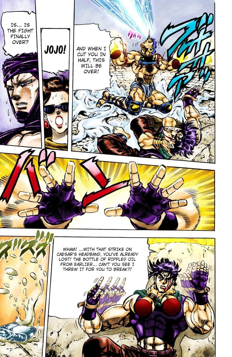 Read JoJo's Bizarre Adventure Part 2 Battle Tendency Official Colored Manga Online
