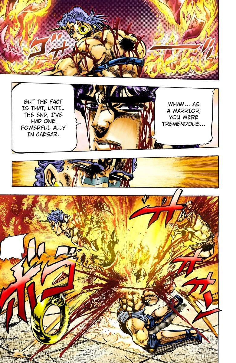 Read JoJo's Bizarre Adventure Part 2 Battle Tendency Official Colored Manga Online
