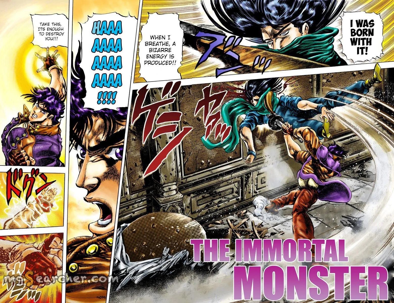 Read JoJo's Bizarre Adventure Part 2 Battle Tendency Official Colored Manga Online
