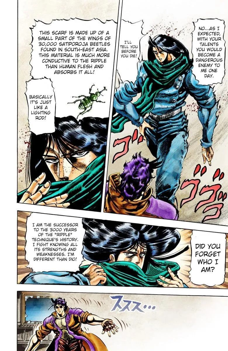 Read JoJo's Bizarre Adventure Part 2 Battle Tendency Official Colored Manga Online