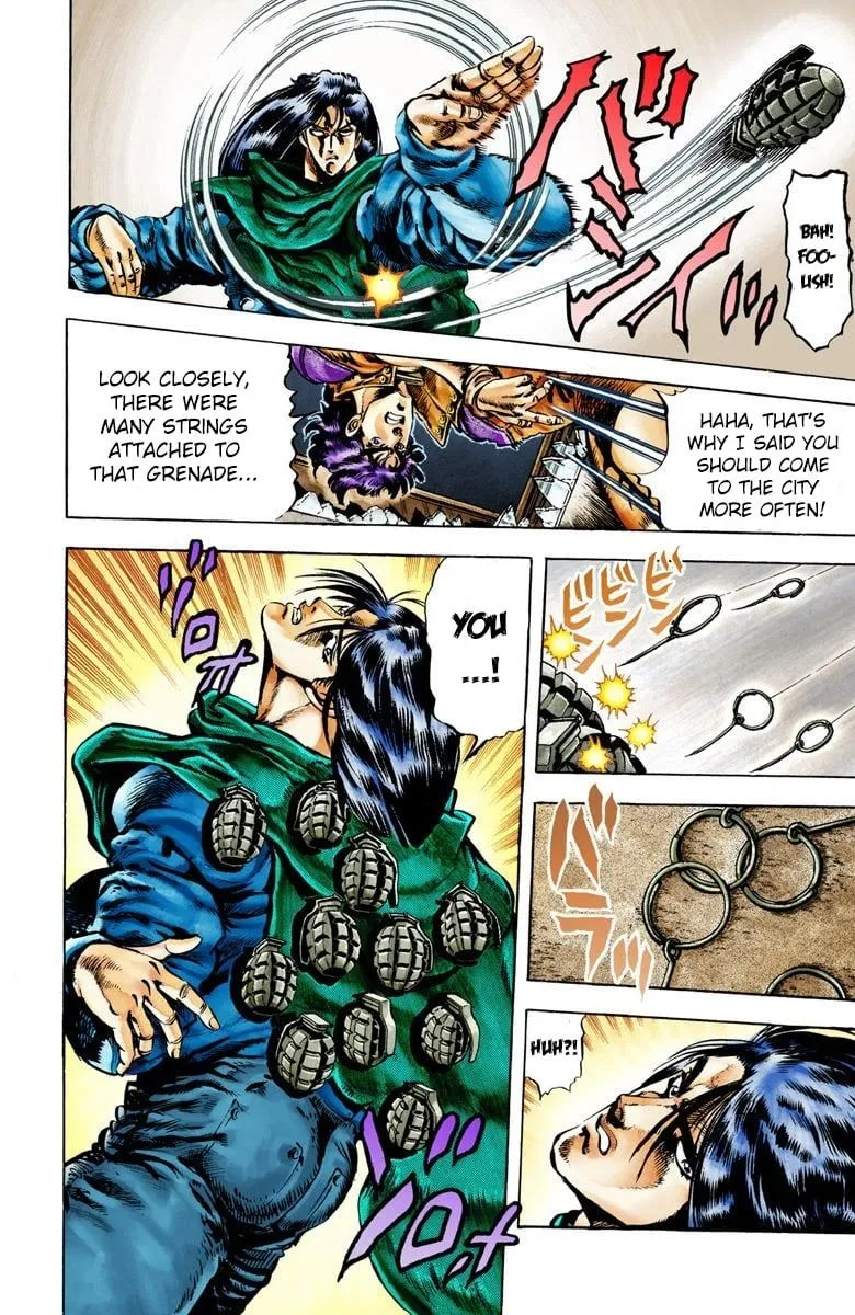 Read JoJo's Bizarre Adventure Part 2 Battle Tendency Official Colored Manga Online