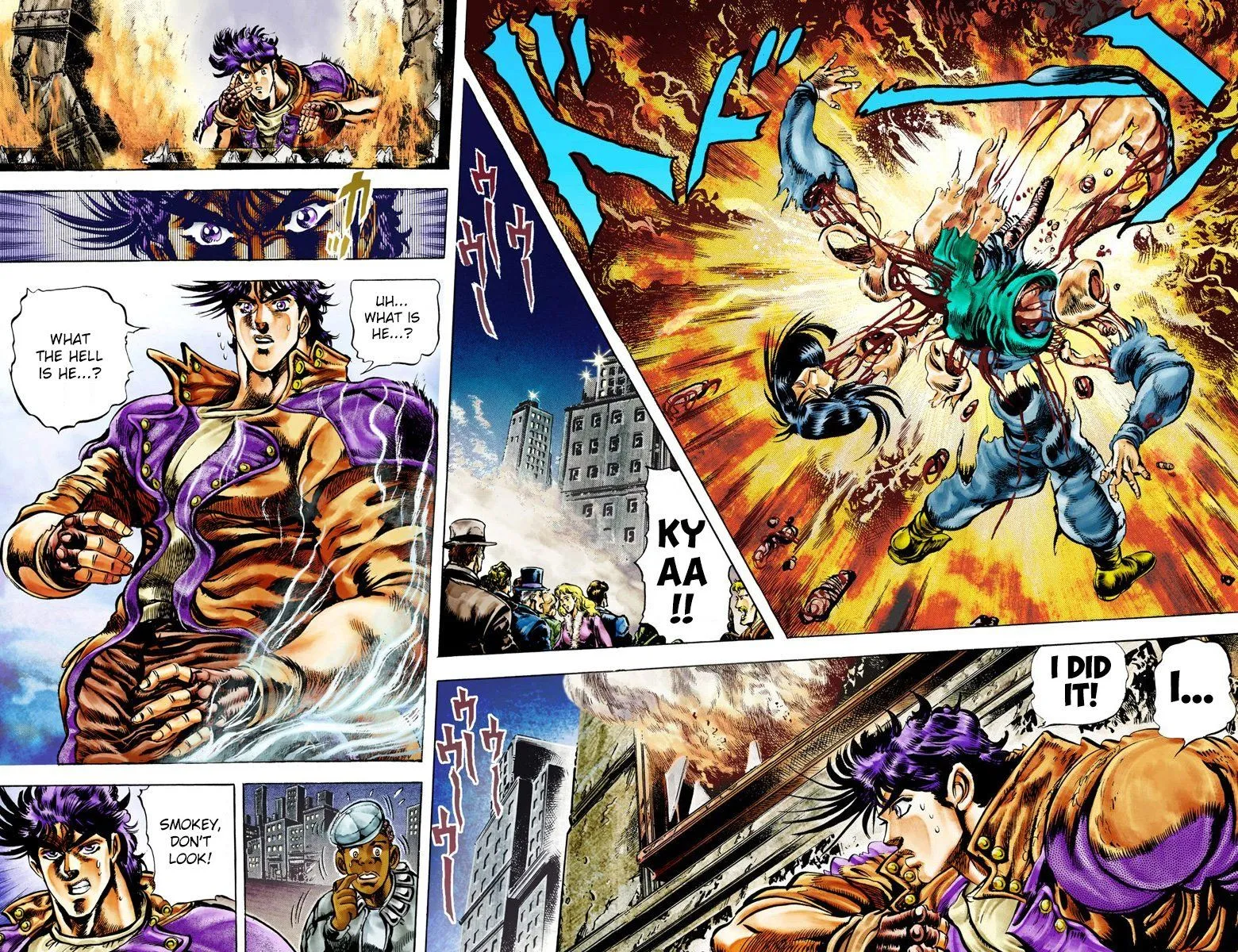 Read JoJo's Bizarre Adventure Part 2 Battle Tendency Official Colored Manga Online
