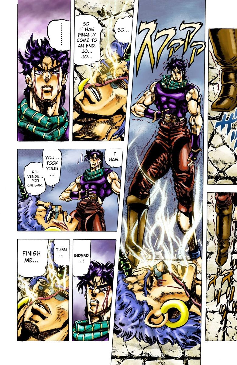 Read JoJo's Bizarre Adventure Part 2 Battle Tendency Official Colored Manga Online