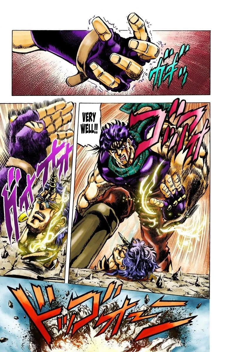 Read JoJo's Bizarre Adventure Part 2 Battle Tendency Official Colored Manga Online