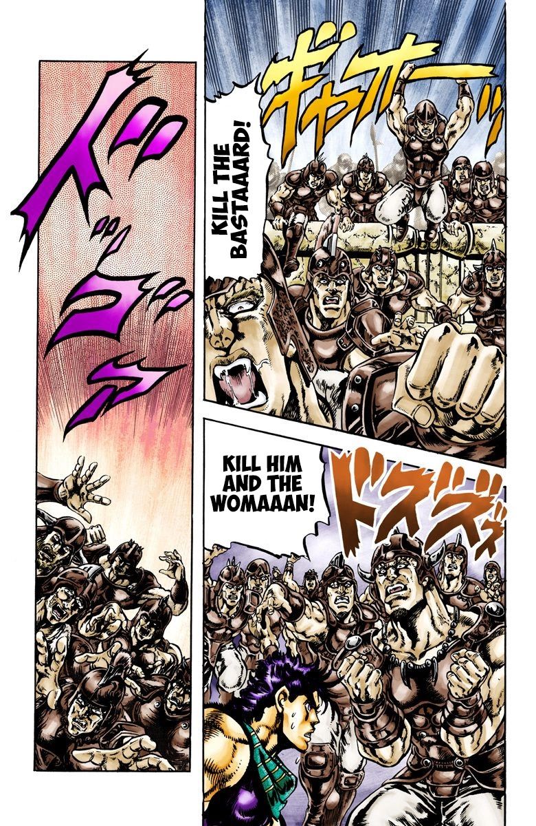 Read JoJo's Bizarre Adventure Part 2 Battle Tendency Official Colored Manga Online