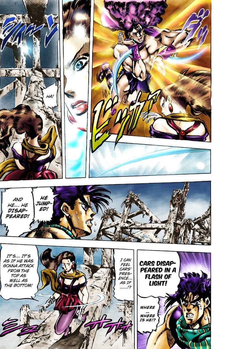 Read JoJo's Bizarre Adventure Part 2 Battle Tendency Official Colored Manga Online