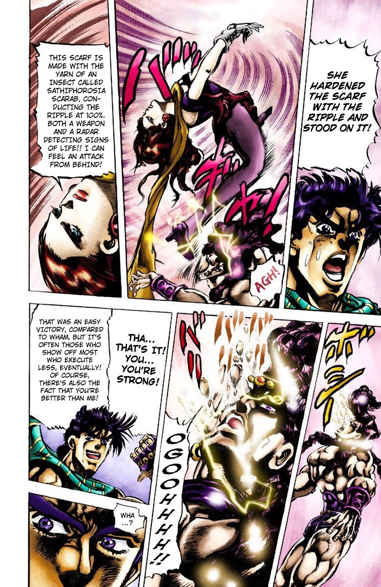 Read JoJo's Bizarre Adventure Part 2 Battle Tendency Official Colored Manga Online