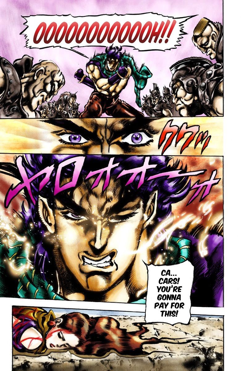 Read JoJo's Bizarre Adventure Part 2 Battle Tendency Official Colored Manga Online