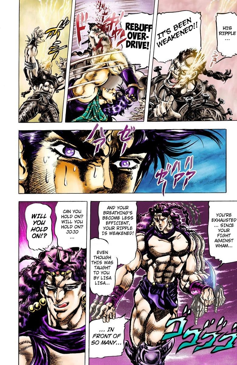 Read JoJo's Bizarre Adventure Part 2 Battle Tendency Official Colored Manga Online