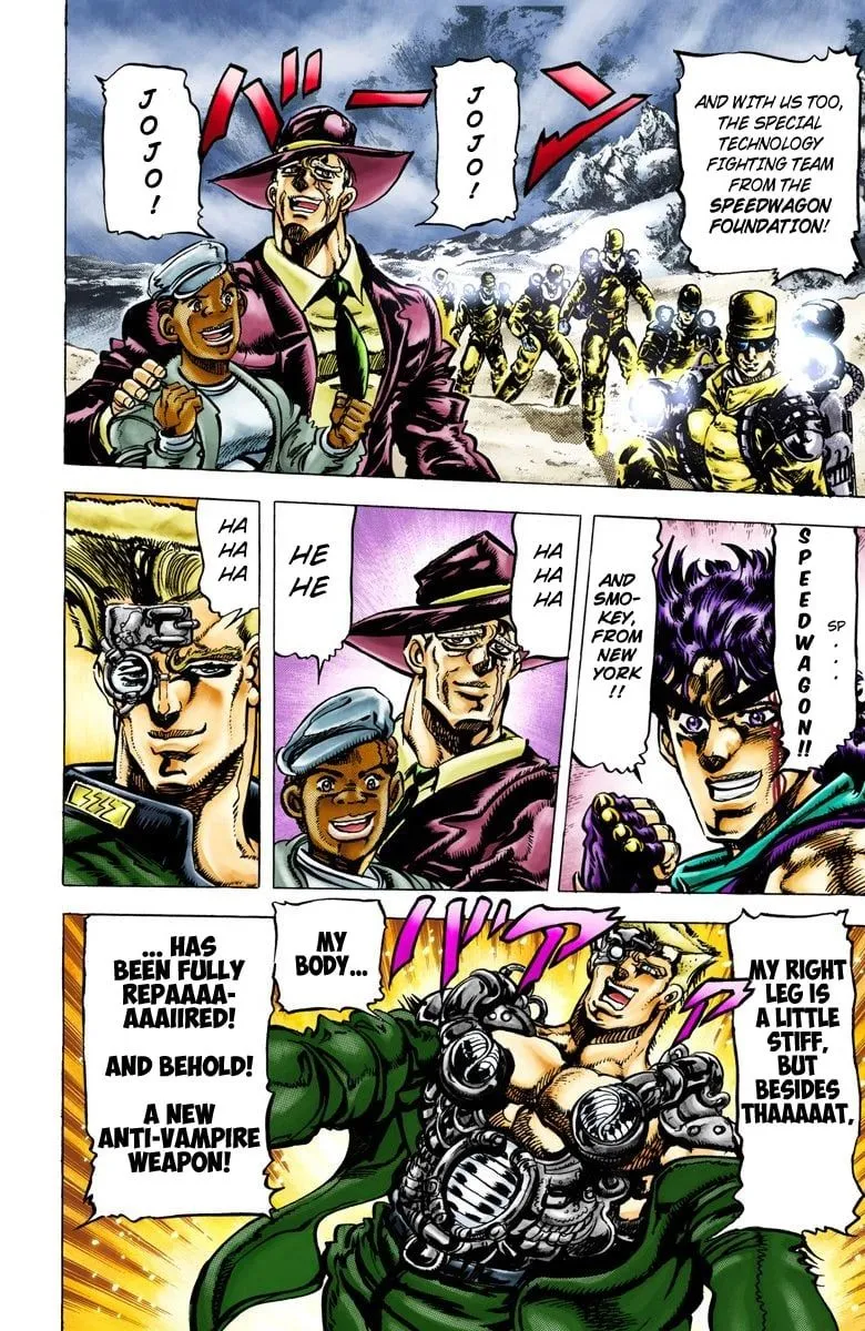 Read JoJo's Bizarre Adventure Part 2 Battle Tendency Official Colored Manga Online
