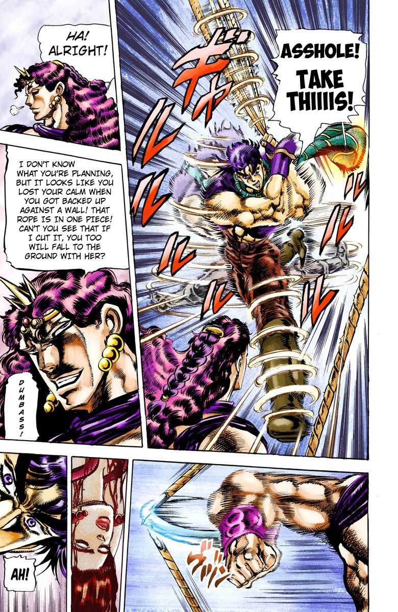 Read JoJo's Bizarre Adventure Part 2 Battle Tendency Official Colored Manga Online