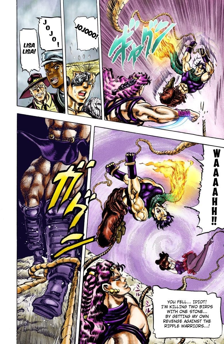 Read JoJo's Bizarre Adventure Part 2 Battle Tendency Official Colored Manga Online