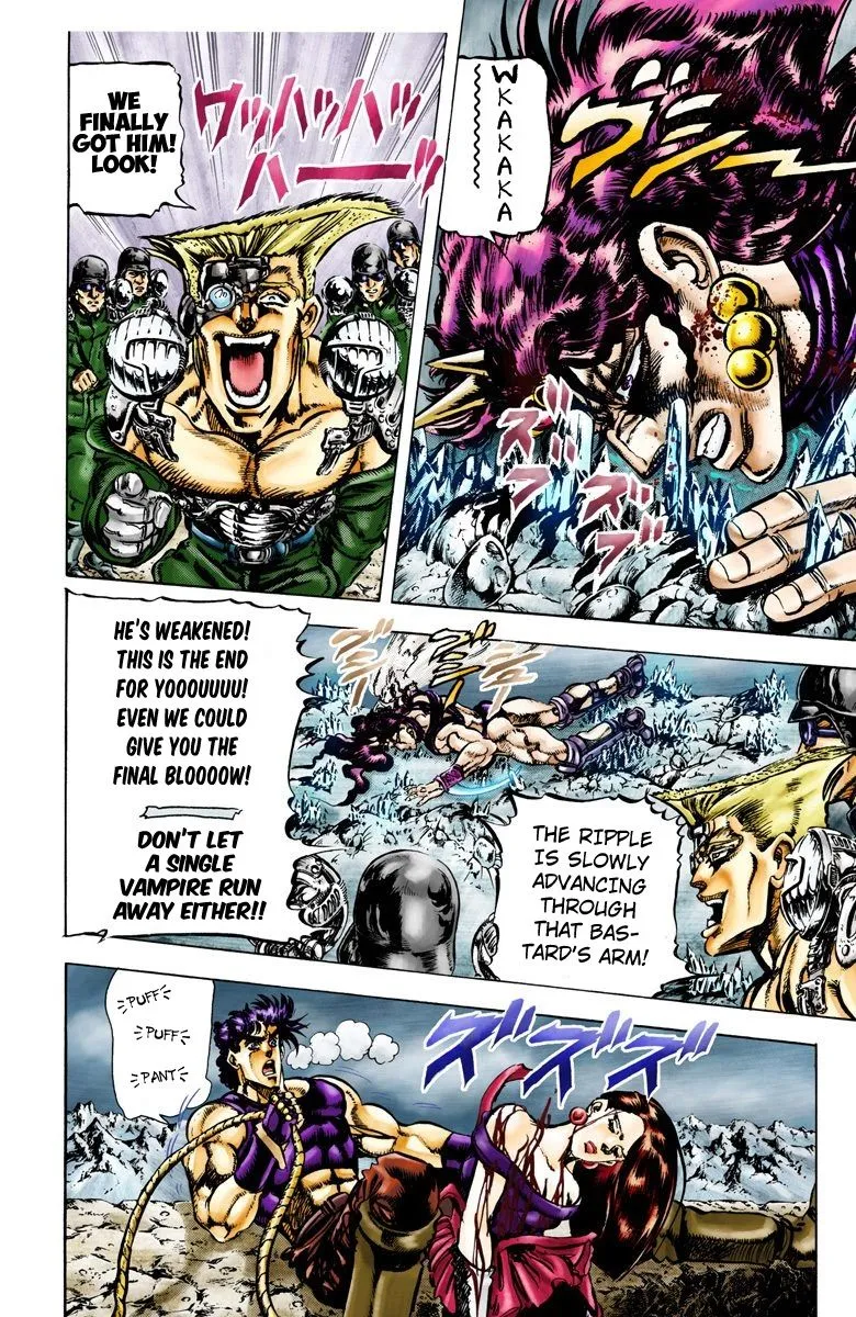Read JoJo's Bizarre Adventure Part 2 Battle Tendency Official Colored Manga Online
