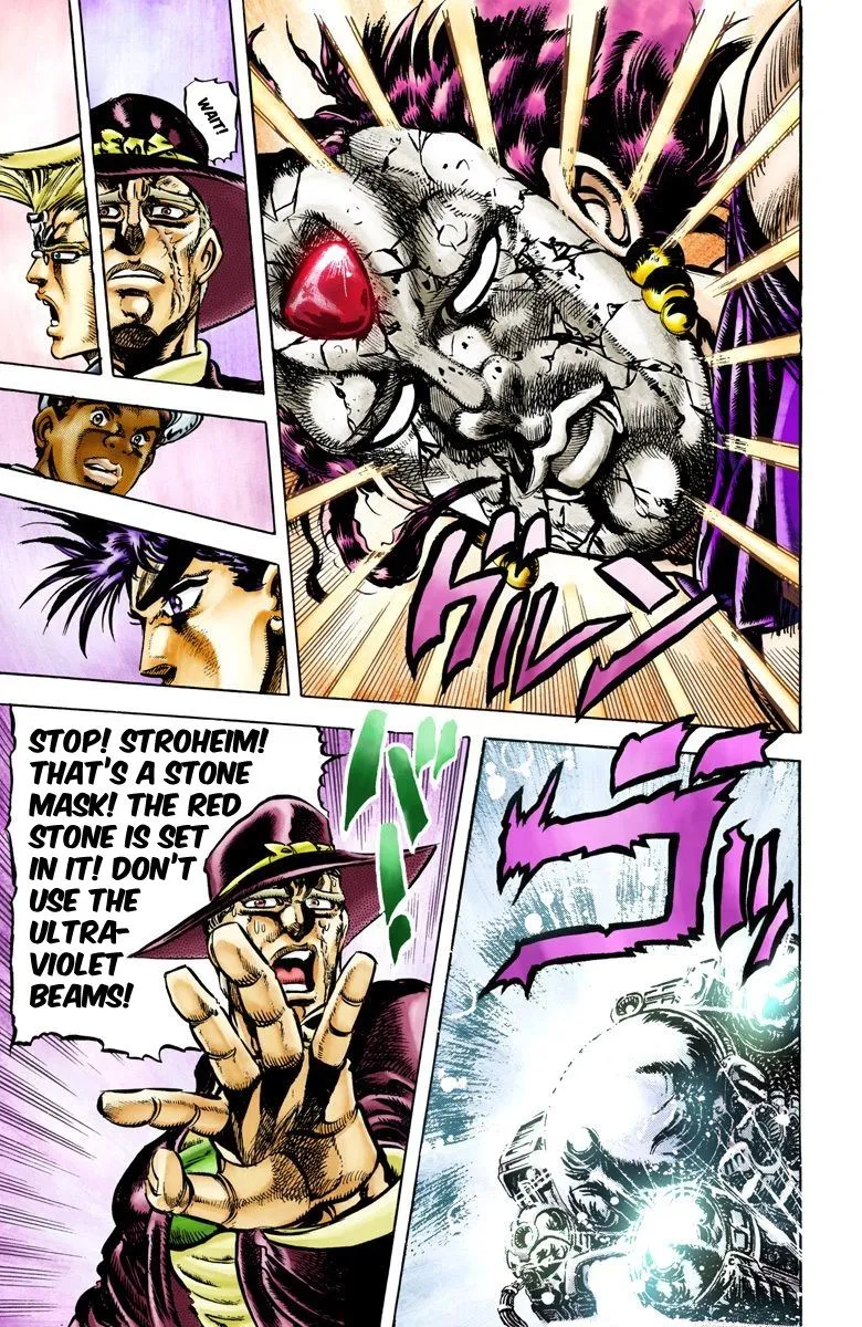 Read JoJo's Bizarre Adventure Part 2 Battle Tendency Official Colored Manga Online