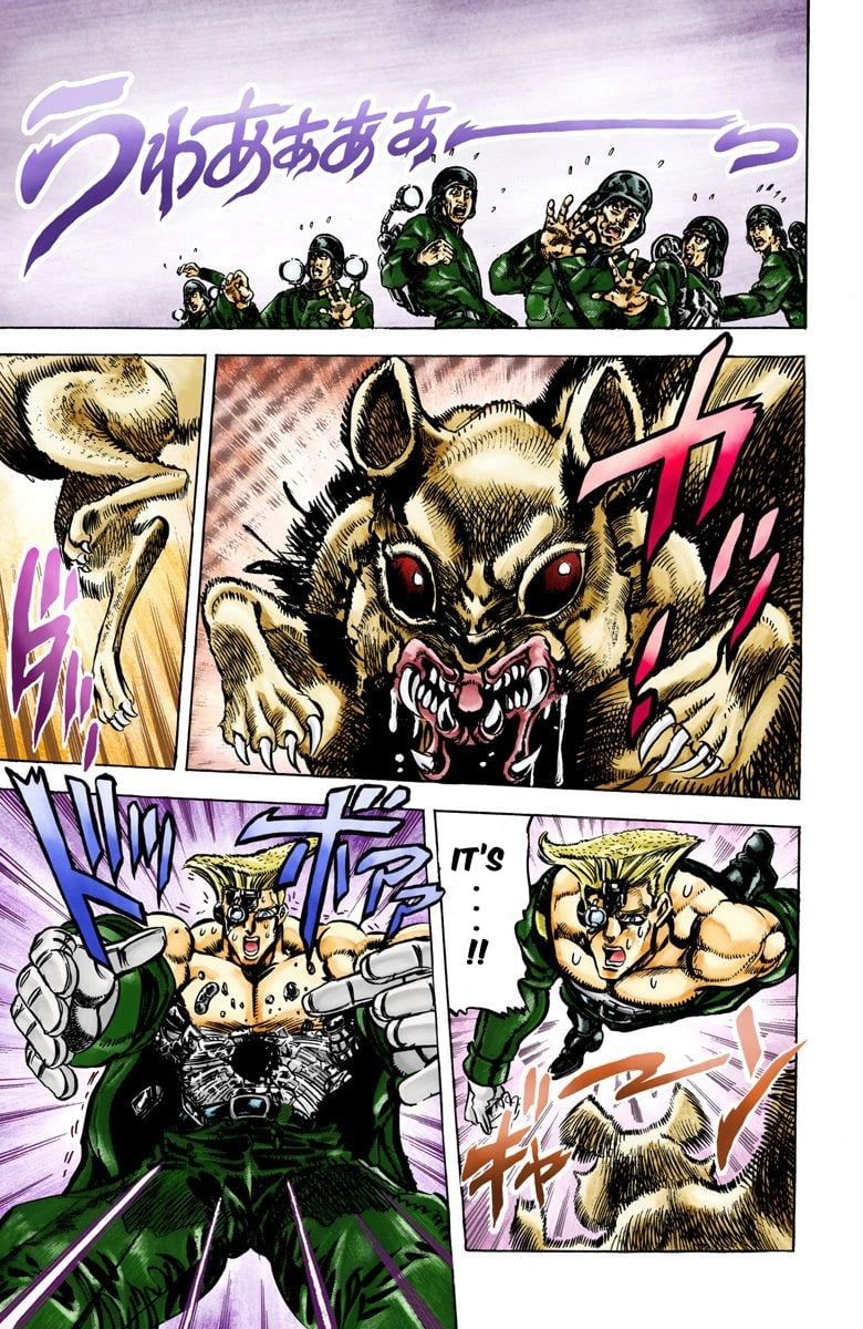Read JoJo's Bizarre Adventure Part 2 Battle Tendency Official Colored Manga Online