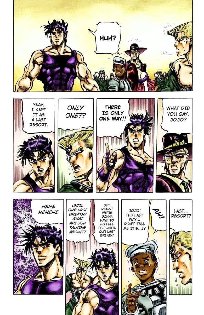 Read JoJo's Bizarre Adventure Part 2 Battle Tendency Official Colored Manga Online