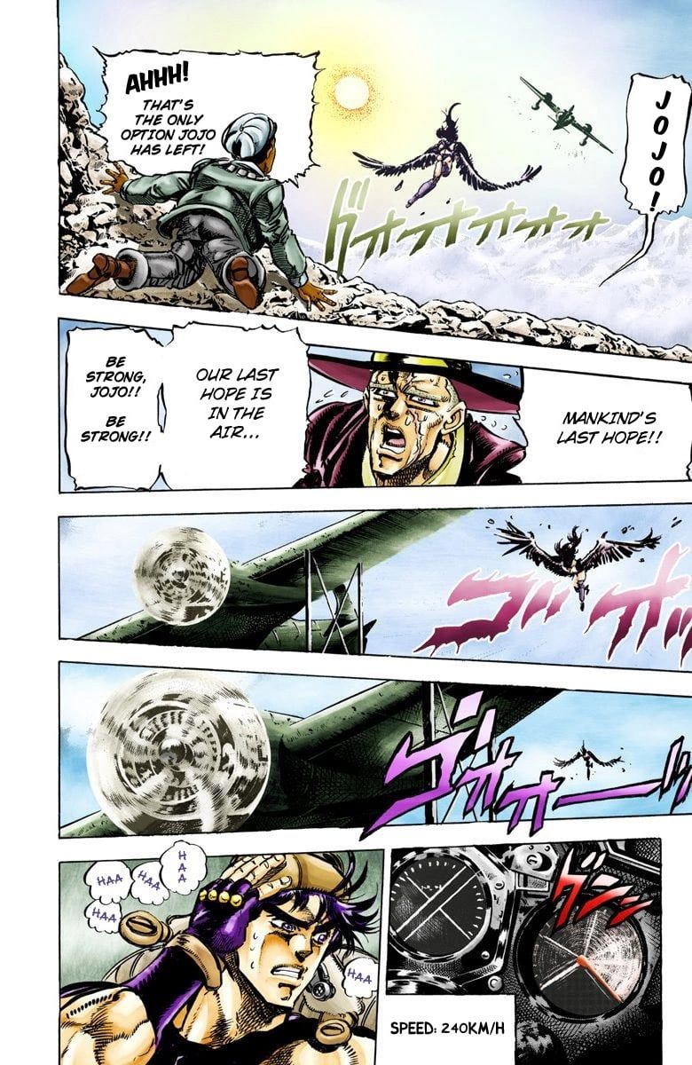 Read JoJo's Bizarre Adventure Part 2 Battle Tendency Official Colored Manga Online