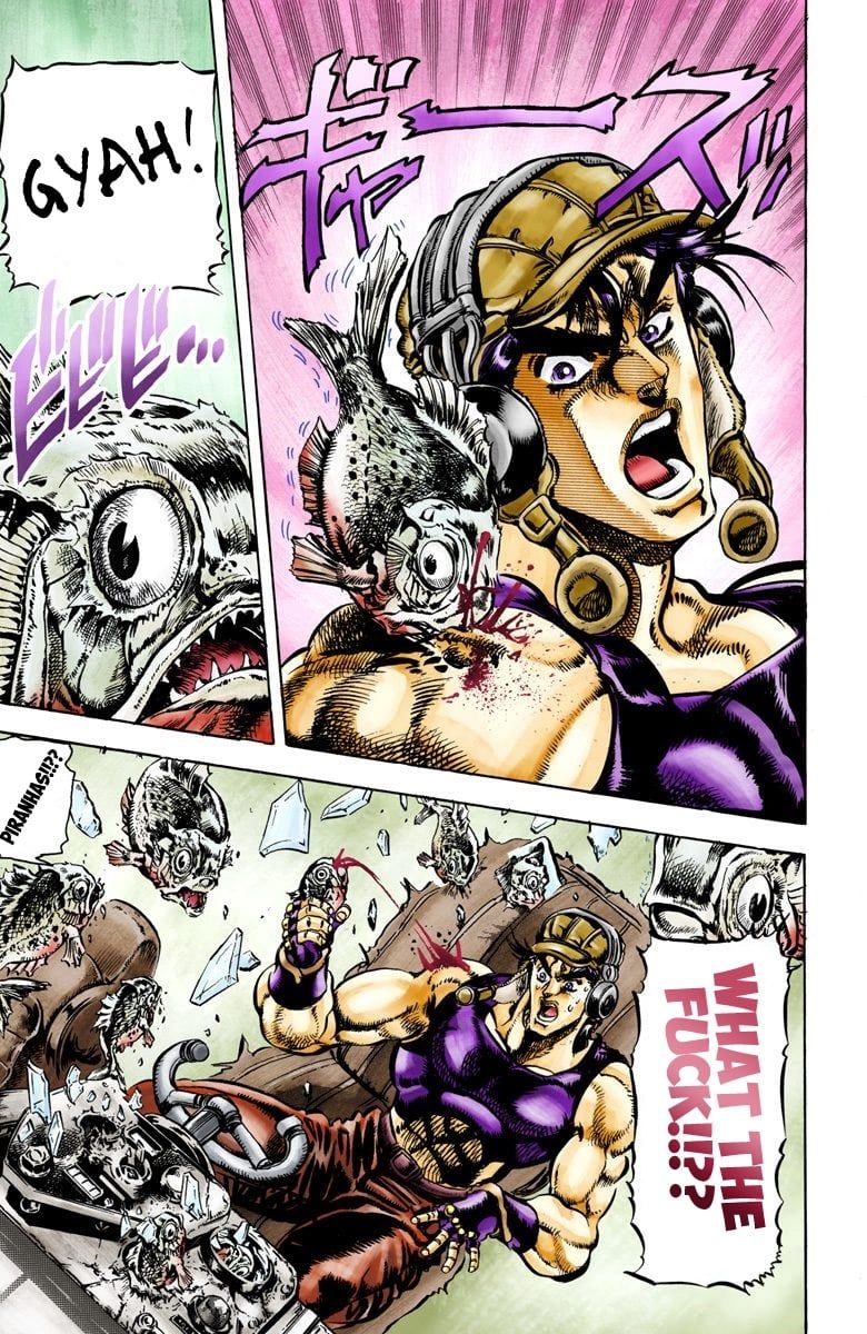Read JoJo's Bizarre Adventure Part 2 Battle Tendency Official Colored Manga Online