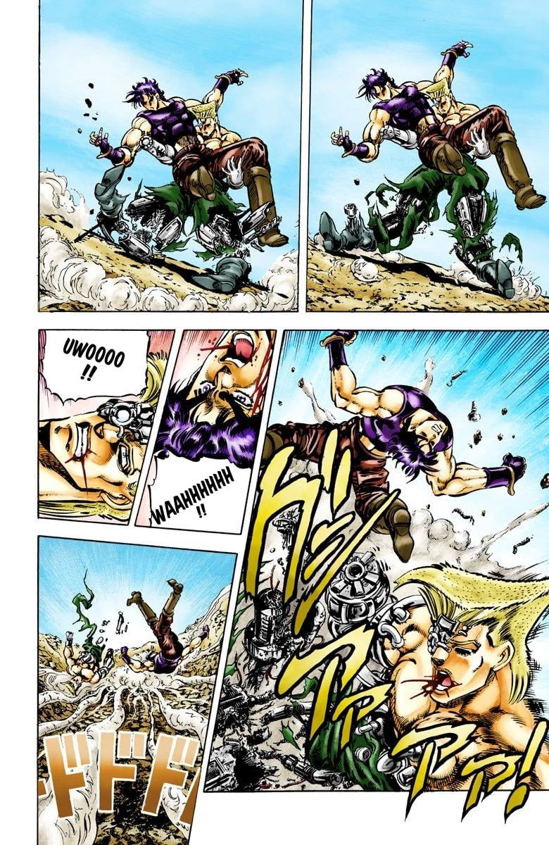 Read JoJo's Bizarre Adventure Part 2 Battle Tendency Official Colored Manga Online