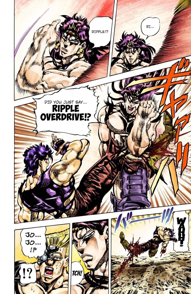Read JoJo's Bizarre Adventure Part 2 Battle Tendency Official Colored Manga Online