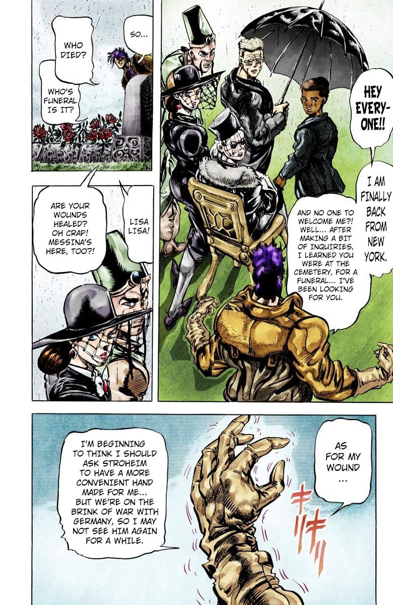 Read JoJo's Bizarre Adventure Part 2 Battle Tendency Official Colored Manga Online