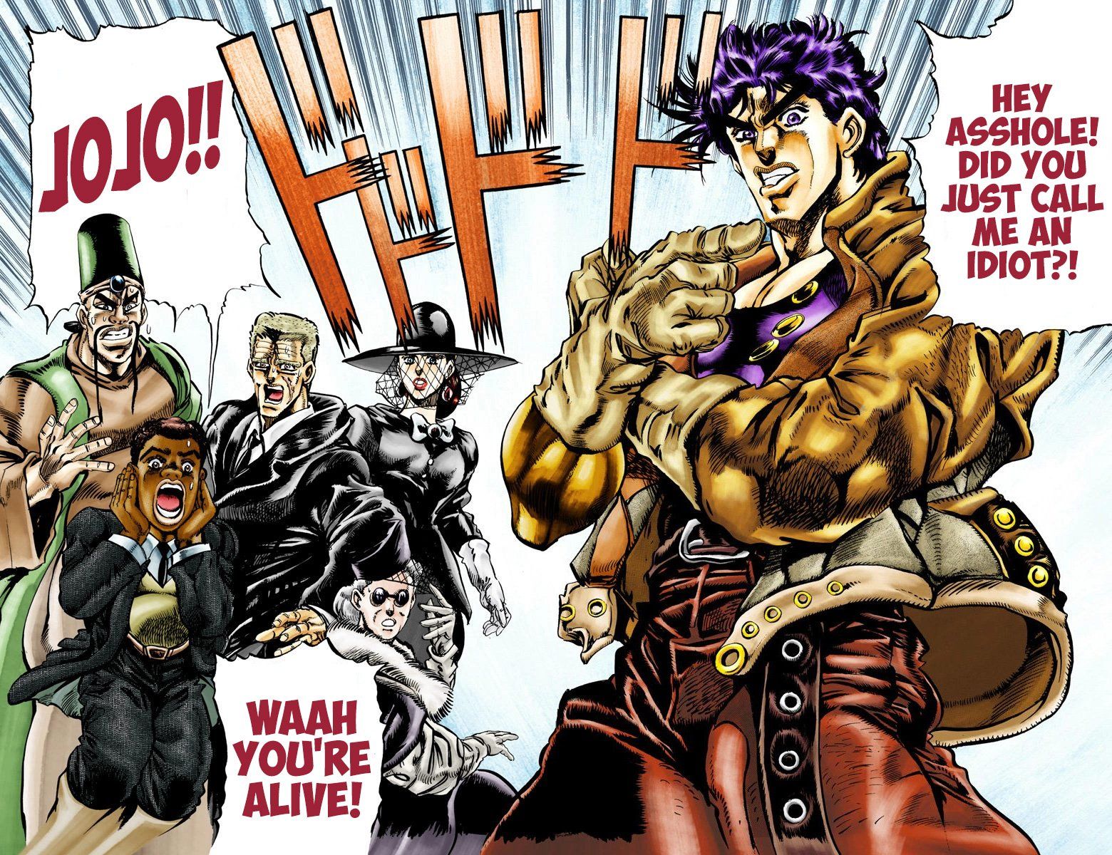 Read JoJo's Bizarre Adventure Part 2 Battle Tendency Official Colored Manga Online
